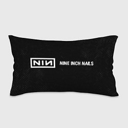 Подушка-антистресс Nine Inch Nails glitch на темном фоне: надпись и с, цвет: 3D-принт