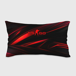 Подушка-антистресс CSGO red black logo, цвет: 3D-принт