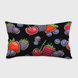 Подушка-антистресс Плоды и ягоды, цвет: 3D-принт