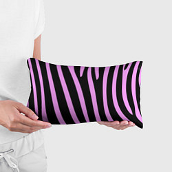 Подушка-антистресс Полосы розовой зебры, цвет: 3D-принт — фото 2