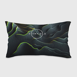 Подушка-антистресс Starfield logo green texture, цвет: 3D-принт