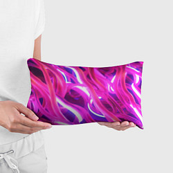 Подушка-антистресс Розовая плавная абстракция, цвет: 3D-принт — фото 2