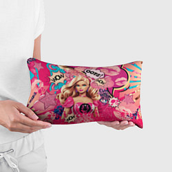 Подушка-антистресс Барби в стиле поп арт, цвет: 3D-принт — фото 2
