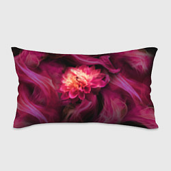 Подушка-антистресс Розовый цветок в огне - нейросеть, цвет: 3D-принт