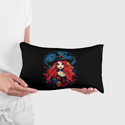 Подушка-антистресс Ведьма с красными волосами, цвет: 3D-принт — фото 2