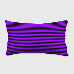 Подушка-антистресс Фиолетовый в чёрную полоску, цвет: 3D-принт