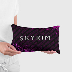 Подушка-антистресс Skyrim pro gaming по-горизонтали, цвет: 3D-принт — фото 2