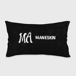Подушка-антистресс Maneskin glitch на темном фоне по-горизонтали