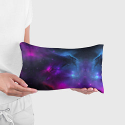 Подушка-антистресс Бескрайний космос фиолетовый, цвет: 3D-принт — фото 2