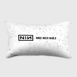 Подушка-антистресс Nine Inch Nails glitch на светлом фоне по-горизонт