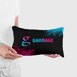 Подушка-антистресс Garbage - neon gradient по-горизонтали, цвет: 3D-принт — фото 2