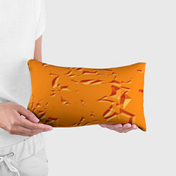 Подушка-антистресс Оранжевый мотив, цвет: 3D-принт — фото 2