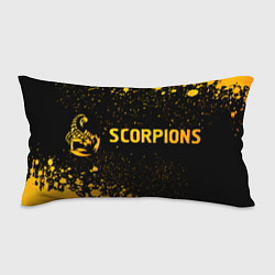 Подушка-антистресс Scorpions - gold gradient по-горизонтали