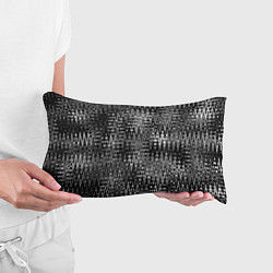 Подушка-антистресс Абстракция чёрно-белый, цвет: 3D-принт — фото 2
