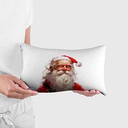 Подушка-антистресс Добрый Санта - мазки краски, цвет: 3D-принт — фото 2