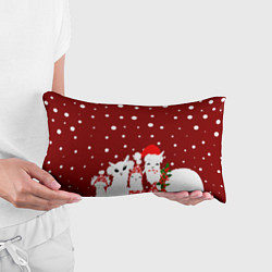 Подушка-антистресс Семья ламы, цвет: 3D-принт — фото 2