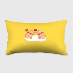 Подушка-антистресс Влюбленный капибара, цвет: 3D-принт