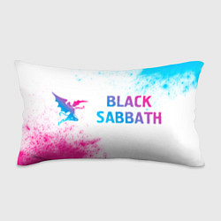 Подушка-антистресс Black Sabbath neon gradient style по-горизонтали