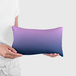 Подушка-антистресс Рассвет розовый и синий градиент 3d, цвет: 3D-принт — фото 2