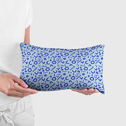 Подушка-антистресс Синие каракули, цвет: 3D-принт — фото 2