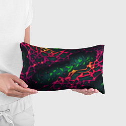 Подушка-антистресс Яркая абстракция в стиле камуфляжа, цвет: 3D-принт — фото 2