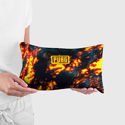 Подушка-антистресс PUBG огненое лого, цвет: 3D-принт — фото 2