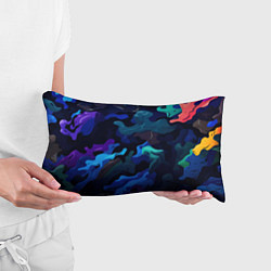 Подушка-антистресс Камуфляж из разноцветных красок, цвет: 3D-принт — фото 2