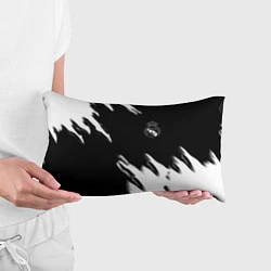 Подушка-антистресс Real madrid белые краски текстура, цвет: 3D-принт — фото 2