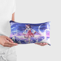 Подушка-антистресс Touhou Project Рейму улыбка, цвет: 3D-принт — фото 2