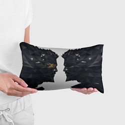 Подушка-антистресс Адам Дженсен в отражении deus ex, цвет: 3D-принт — фото 2