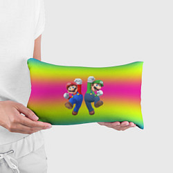 Подушка-антистресс Братья Марио, цвет: 3D-принт — фото 2