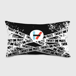 Подушка-антистресс Twenty one pilots stripes steel, цвет: 3D-принт