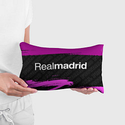 Подушка-антистресс Real Madrid pro football по-горизонтали, цвет: 3D-принт — фото 2