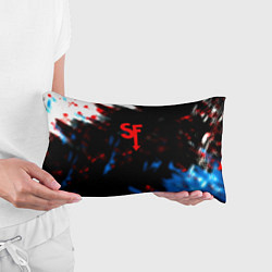Подушка-антистресс Салли фейс текстура краски, цвет: 3D-принт — фото 2