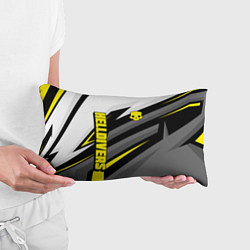 Подушка-антистресс Helldivers 2: Uniform Yellow x White, цвет: 3D-принт — фото 2