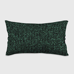 Подушка-антистресс Мозаика тёмно-зелёный, цвет: 3D-принт