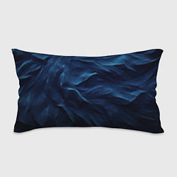 Подушка-антистресс Синие глубокие абстрактные волны, цвет: 3D-принт