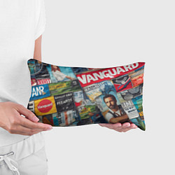 Подушка-антистресс Vanguard collage - ai art patchwork, цвет: 3D-принт — фото 2