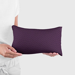 Подушка-антистресс Тёмный фиолетовый волнистые полосы, цвет: 3D-принт — фото 2
