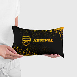 Подушка-антистресс Arsenal - gold gradient по-горизонтали, цвет: 3D-принт — фото 2