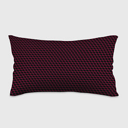 Подушка-антистресс Чёрно-розовый паттерн соты, цвет: 3D-принт
