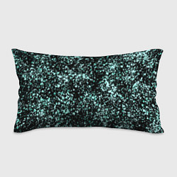 Подушка-антистресс Чёрный с напылением голубого цвета абстракция, цвет: 3D-принт