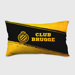 Подушка-антистресс Club Brugge - gold gradient по-горизонтали