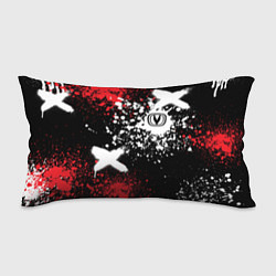 Подушка-антистресс Логотип Чанган на фоне брызг красок