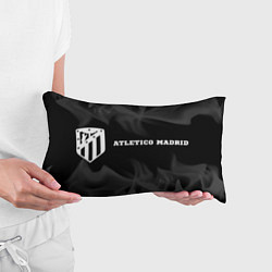 Подушка-антистресс Atletico Madrid sport на темном фоне по-горизонтал, цвет: 3D-принт — фото 2
