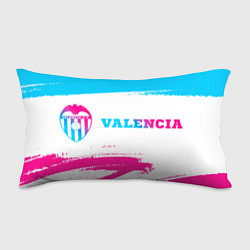 Подушка-антистресс Valencia neon gradient style по-горизонтали, цвет: 3D-принт