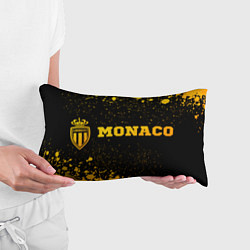 Подушка-антистресс Monaco - gold gradient по-горизонтали, цвет: 3D-принт — фото 2