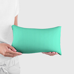 Подушка-антистресс Светлый бирюзовый в тонкую полоску, цвет: 3D-принт — фото 2