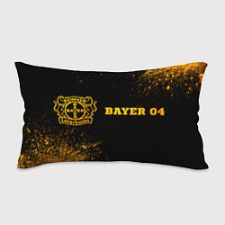 Подушка-антистресс Bayer 04 - gold gradient по-горизонтали, цвет: 3D-принт