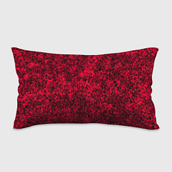 Подушка-антистресс Ярко-розовый в чёрную текстурированную полоску, цвет: 3D-принт